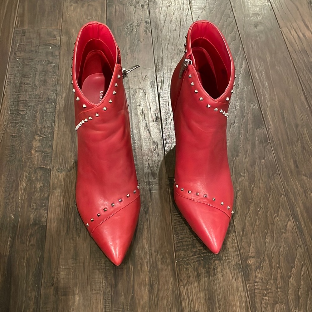 Marc Fisher Rica Dark Red Leather - Picture 1 of 5